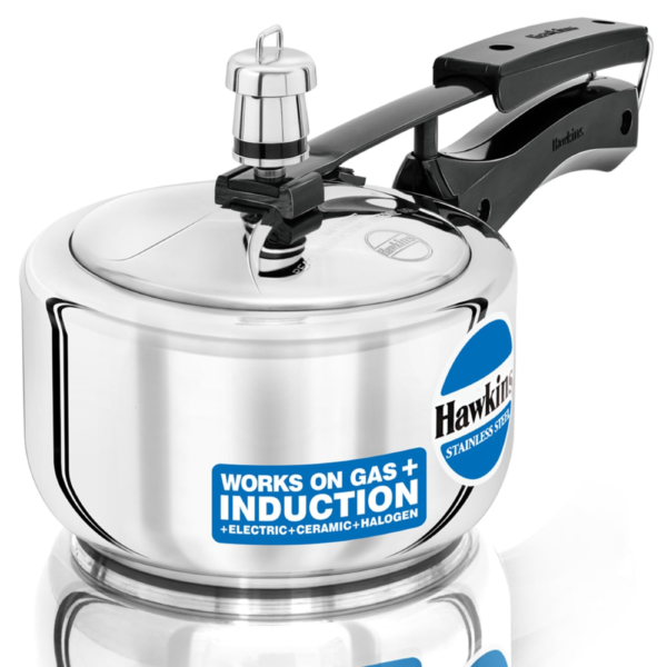 Hawkins Inner Lid Pressure Cooker, Stainless Steel Cooker - Image 9
