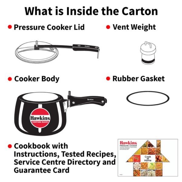 Hawkins Contura Black Pressure Cooker - Image 18