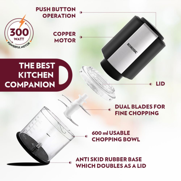 Borosil Chef Delite 300 Watts - Image 7