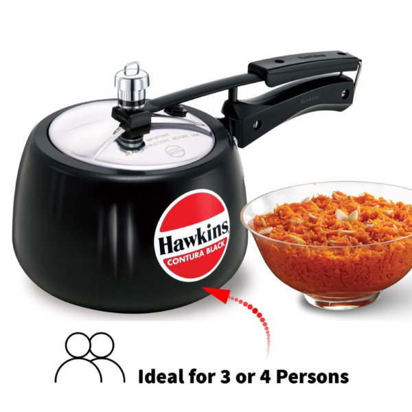 Hawkins Contura Black Pressure Cooker - Image 4