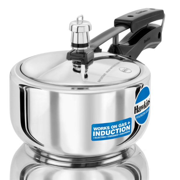 Hawkins Inner Lid Pressure Cooker, Stainless Steel Cooker - Image 10