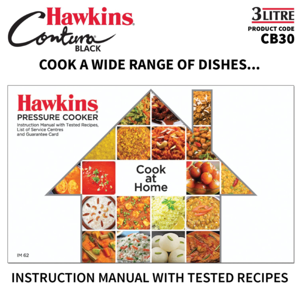 Hawkins Contura Black Pressure Cooker - Image 3