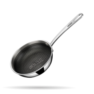 Stahl Artisan Hybrid Triply Frying Pan, Fry pan Induction Base, Frying pan Non Stick, Omelette Pan Non Stick, Frying pan Stainless Steel, 0.8 L, 16 cm