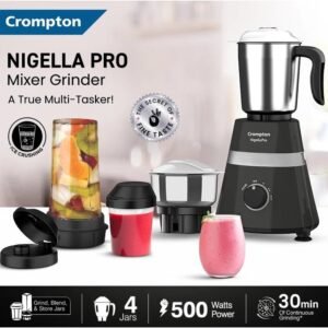 Crompton Nigella Pro 500 Watts 4 Jar Mixer Grinder